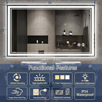 48“ x 28” LED Bathroom Mirror - Image 2