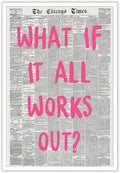 Liyark Retro Trendy Newspaper Canvas Wall Art by Liyark