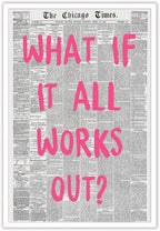 Liyark Retro Trendy Newspaper Canvas Wall Art by Liyark
