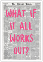 Liyark Retro Trendy Newspaper Canvas Wall Art by Liyark