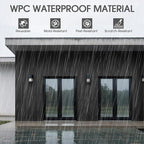 WPC Slat Wall Panels 8 Pack 96" x 8.2", Waterproof Fluted Wall Paneling - Image 3