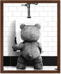 Poster Master Funny Teddy Bear Print by PosterMaster