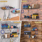 4 Pack Garage Wall Shelf, Garage Wall Mounted Shelving, Heavy Duty Floating - Image 7
