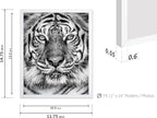 Poster Master Vintage Tiger Face Print - Image 3