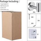 Bath Towel Hooks Robe Hook Holder Wall Mount Heavy Duty Wall Hooks SUS 304 - Image 6