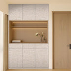 Beige Grasscloth Wallpaper Peel and Stick Contact Paper 15.75inchx118.11inch - Image 7