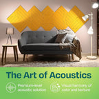 Acoustic Panels 12-Pack Soundproof Wall Panels 12"x12"x0.4" Decorative Sound - Image 2