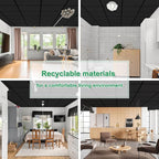 Smooth Black Drop Ceiling Tile 2ft x 4ft, PVC Ceiling Panel 24x48in – Waterproof - Image 6