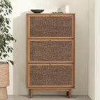 Amiya Grasscloth Brown Wallpaper Peel and Stick Faux Fabric Linen Contact Paper - Image 7