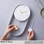 Driini Modern Pendulum Wall Clock - Image 2
