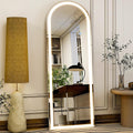 GLSLAND 20"x56" Arched LED Full Length Mirror by GLSLAND