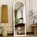 GLSLAND 20"x56" Arched LED Full Length Mirror by GLSLAND