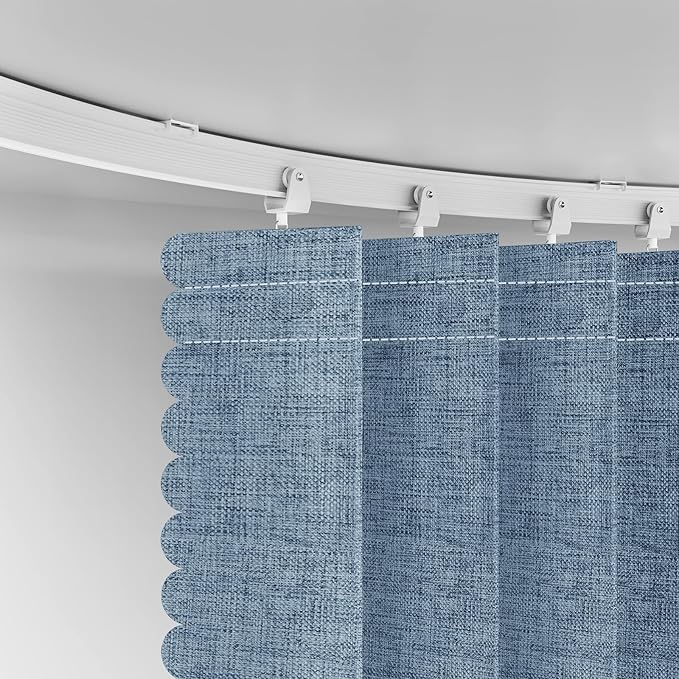 Room Divider Curtain Sets with Flexible Ceiling Track, Privacy Soundproof - Image 5