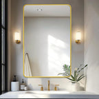 Delma Bathroom Mirror, Sleek Wall Mirror by Delma