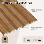 WPC Slat Wall Paneling, Acoustic Wall Panels - Image 3