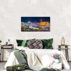 Las Vegas Skyline Wall Art American Cityscape Wall Decor City Night View Canvas - Image 4