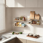 Floating Shelves for Wall, 4 Sets Rustic Wall Mounted Shelves - Image 5