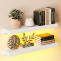 BAMEOS Floating Shelves with LED by BAMEOS