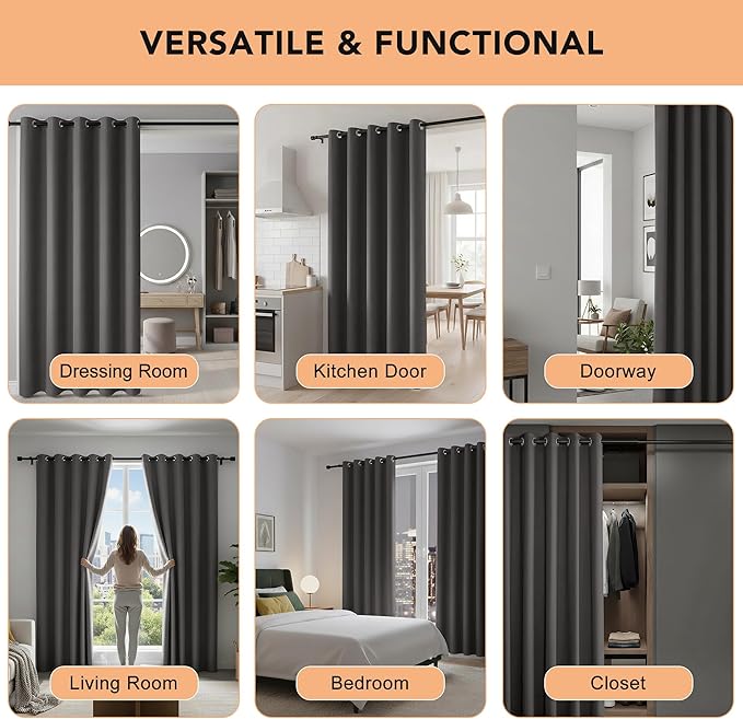 BONZER Room Dividers Curtain - Image 5