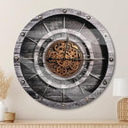 HOIBAI Wall Clock, 27 Inch Moving Gears Clock Large Wall Clock by HOIBAI
