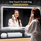 55"x30" LED Bathroom Mirror - Image 4