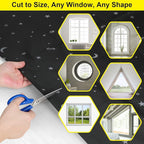 FADOTY 100% Blackout Window Cover Film, Portable Black Out Curtains - Image 6