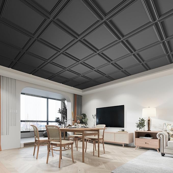 Art3d 12-Pack Drop Relief Ceiling Tiles - Image 9