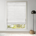 LazBlinds Cordless Bamboo Roman Shades, Privacy Blinds by LazBlinds