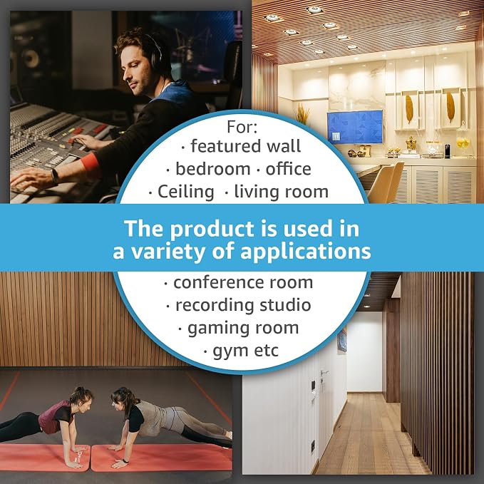 Art3d 2-Pack 48" x 24" Acoustic Wood Panels - Image 8