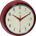 Infinity Instruments LTD. Retro 9 inch Silent Sweep Non-Ticking Mid Century by InfinityInstruments