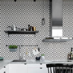Jeweluck Black and White Peel and Stick Wallpaper Black and White Removable - Image 5