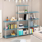 Furinno Turn-N-Tube 4-Tier Multipurpose Shelf Display Rack, Round Tubes - Image 2