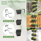 OYEAL Railing Planter Box Outdoor Deck Railing Planter Boxes Window Boxes - Image 5