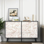Timeet Floral Peel and Stick Wallpaper White and Pink Vintage Contact Paper 16" - Image 7