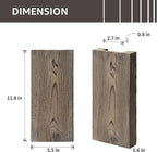 Wood Wall Planter Set of 2, Wood Wall Pocket - Image 5