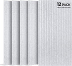 SODOCT 12 Pack Large Acoustic Panels, 47.2" X 23.6" X 0.4" Sound Proof Panels by SODOCT