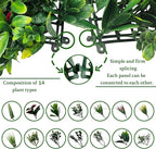 ODTORY Artificial Plant Wall Panels: 20"×20" 16P UV-Anti Faux Grass Wall - Image 4
