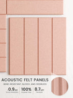 Bumusty Large Cork Board Alternative-48 x 36" Felt Bulletin Board Tiles - Image 3
