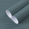 Guvana Grasscloth Peel and Stick Wallpaper Blue Textured Contact Paper Modern by Guvana