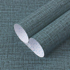 Guvana Grasscloth Peel and Stick Wallpaper Blue Textured Contact Paper Modern by Guvana