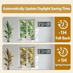 Maxstar Large Digital Wall Clock, Desktop/Wall Mounted - Image 4