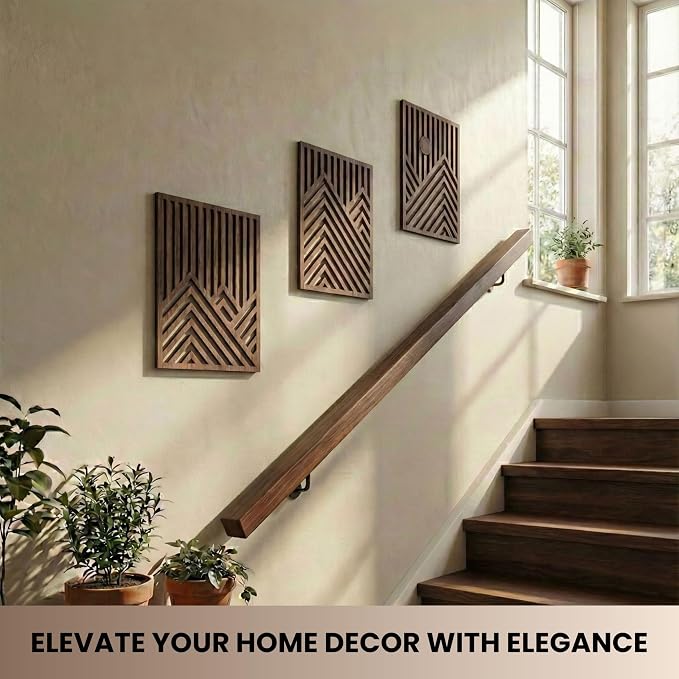 qmmp Modern Wooden Wall Sculptures - Image 6