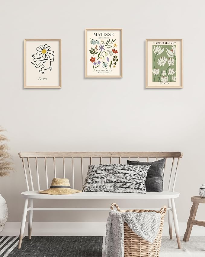 Framed Matisse Canvas Wall Art for Bedroom, Abstract Matisse Canvas Wall Decor - Image 5