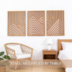 qmmp Modern Wooden Wall Sculptures - Image 3