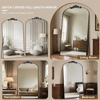 Antok Arched Full Length Mirror, Full Body Mirrors - Image 6
