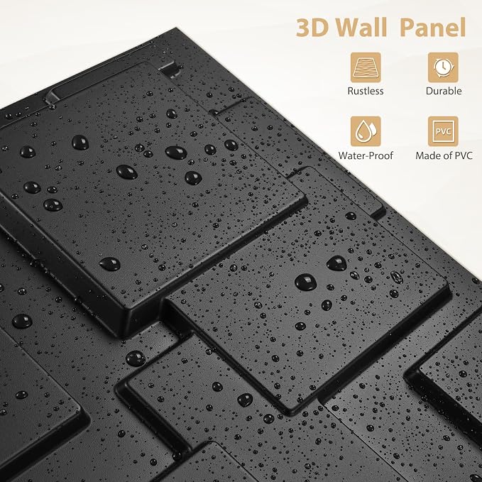 Heikki 30 Pack 3D Wall Panel for Interior Wall Décor, PVC Flower Textured Wall - Image 2