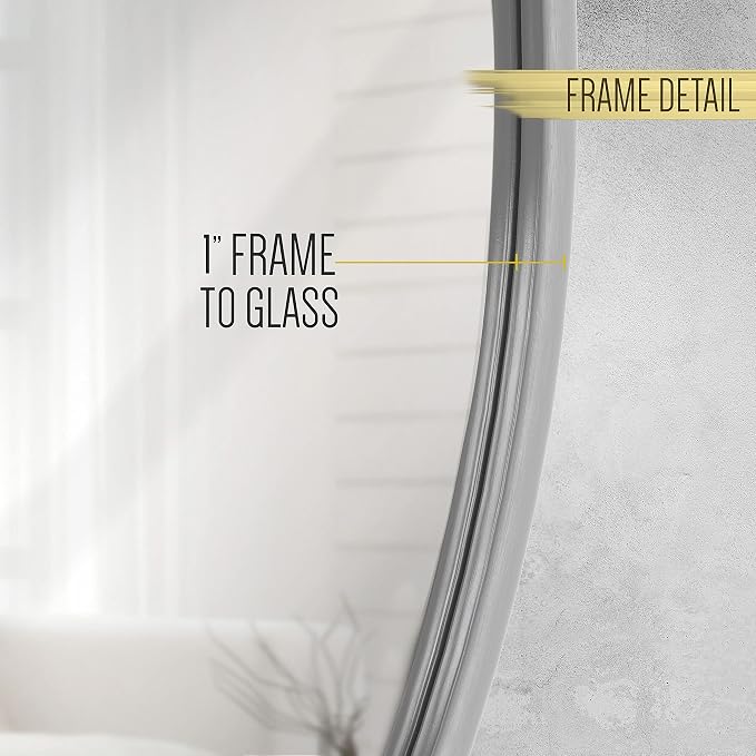 HBCY Creations Medium Round Mirror, Living Room and More, Modern Minimalist - Image 7