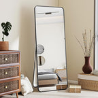 BEAUTYPEAK Black Full Length Mirror, Suitable - Image 2
