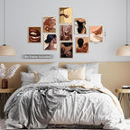 SEHSUVC Black Girl Posters Wall Art Set of 9, Abstract African American Woman - Image 6