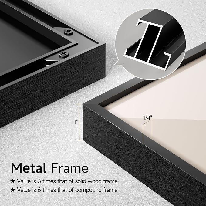 Extra Large Framed Modern Luxury Abstract Wall Art - Image 5